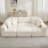 Brigitte Corduroy Upholstered Sectional 6-Piece Modular Sofa Set-1331712945