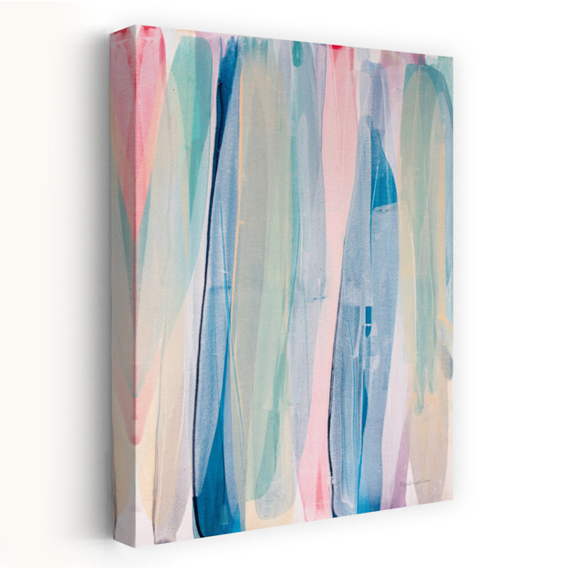 Acapulco II, art contemporain abstrait, H 36 po x l 24 po