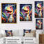Cubiste mignon, dinosaure pour enfants - art mural dinosaure-108161198-108161193