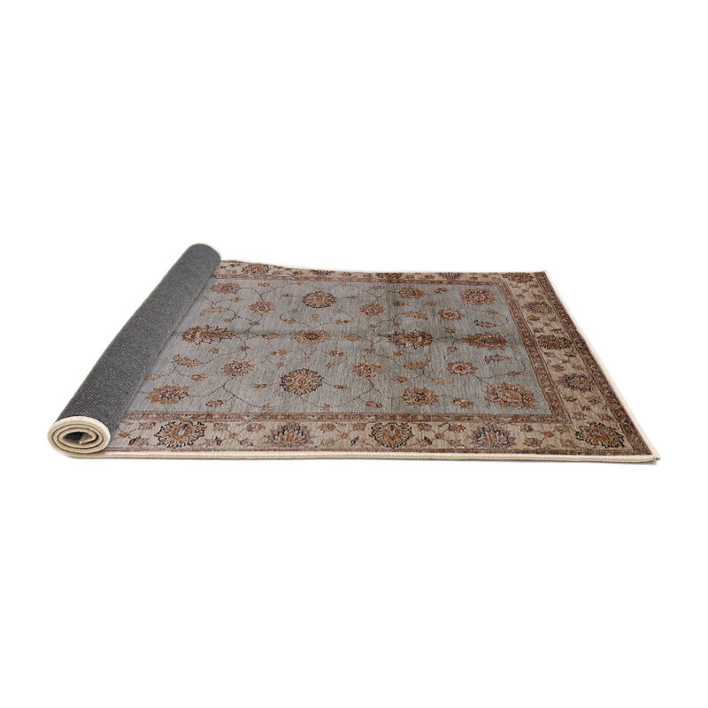 Tapis oriental brun / gris Murial, Rond 4 pi