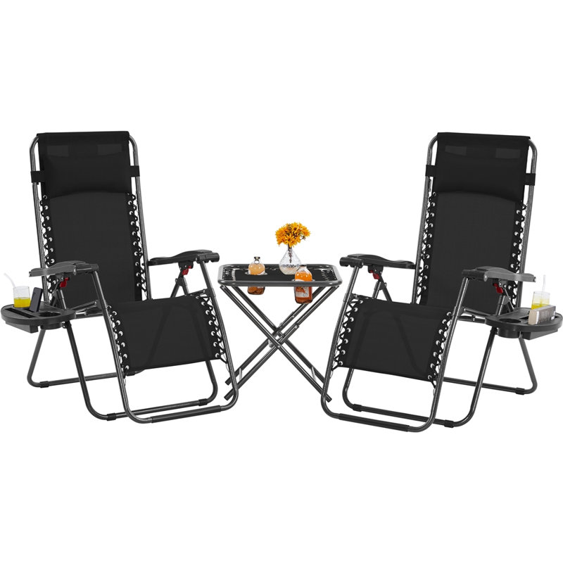 color Outdoor Garden Chair, Black