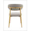 Chaise d'appoint Kacey Gray Boucle Finish (ensemble de 2)