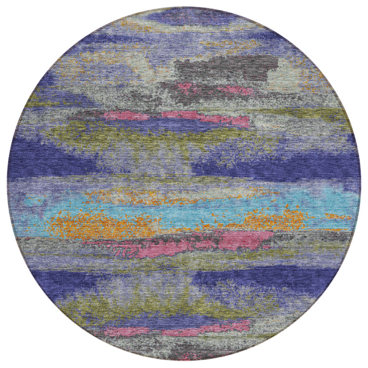 Aleighna Area Rug with Non-Slip Backing