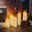 Flameless LED Candle with Timer Set of 5-1150162517