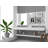 Juniper 72" Solid Surface Wall Mount Modern Minimalist Double Bathroom Sink and LED Mirror Set-82213386