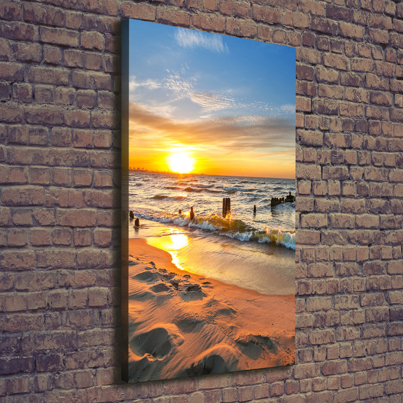Sunset Sea - Wrapped Canvas Print