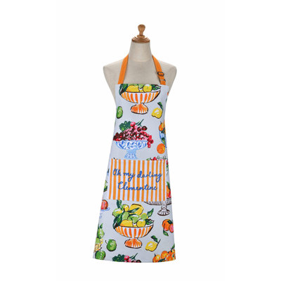 Summer Fruits No Pattern Cotton Bib Apron