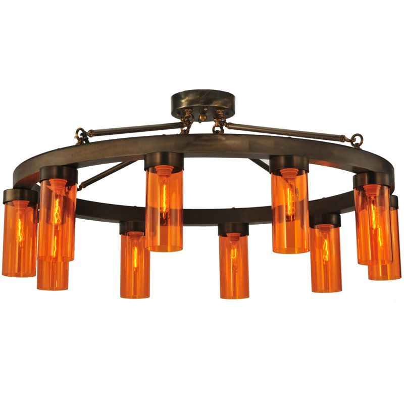 Clark 10 - Light Semi Flush Mount