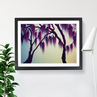 Dashing Weeping Willow Trees - Single Picture Frame Print