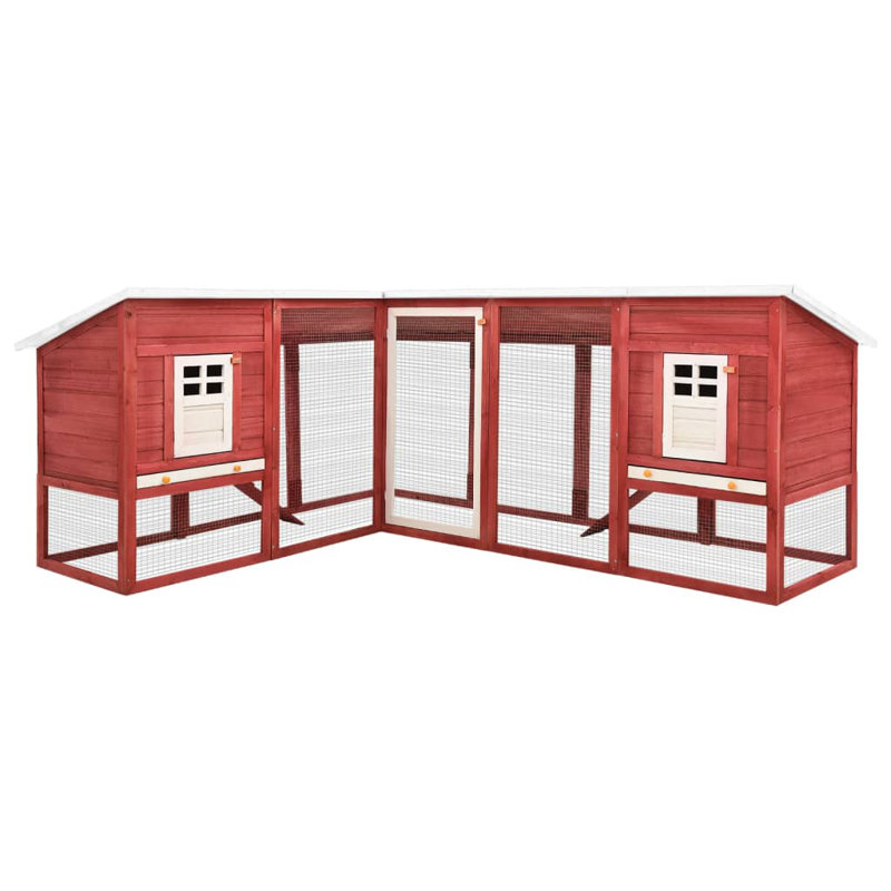 Neston Rabbit Hutch, Red/White