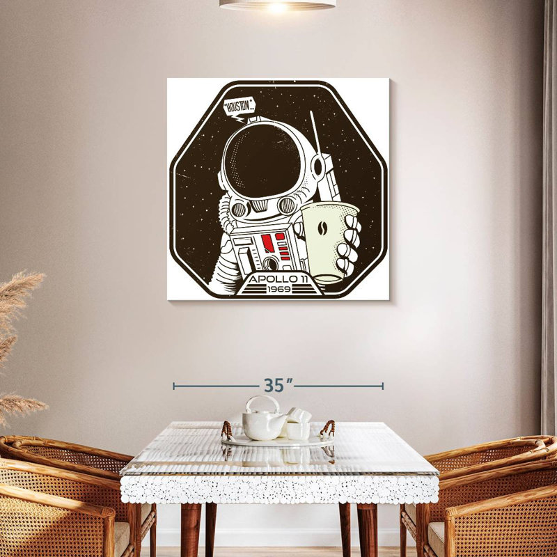 Oberle Apollo 11 1969 Print, 36" H x 36" W