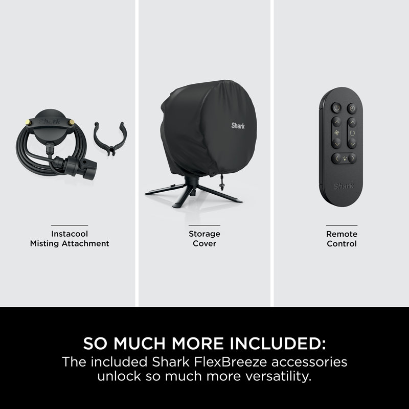 Shark FlexBreeze High Velocity Hybrid Cordless & Corded Fan FA220UK