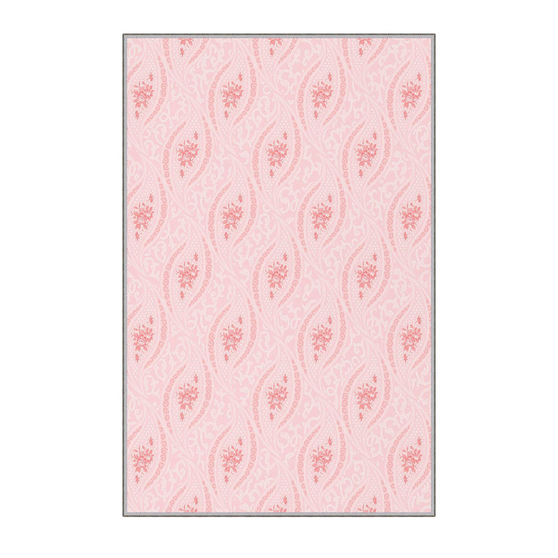Stylish Hall Carpet, 2.6 x 6.6 Feet, 100% Polyester, 0.3 in Pile Height | Antibacterial, Non-Slip PVC Felt Dot Underside | 3D Digital Print, Machine Washable, Ideal for Entryway & Living Spaces