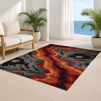 Tapis d'intérieur et d'extérieur brun Nature