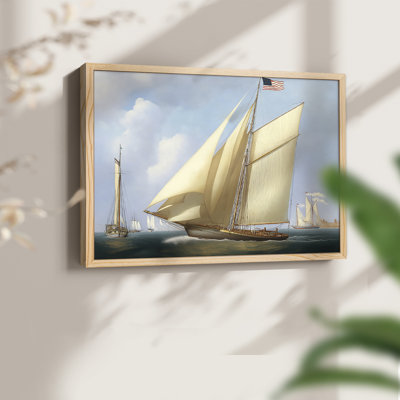Nautical Series-CXXXVI -Framed Print - Restickable