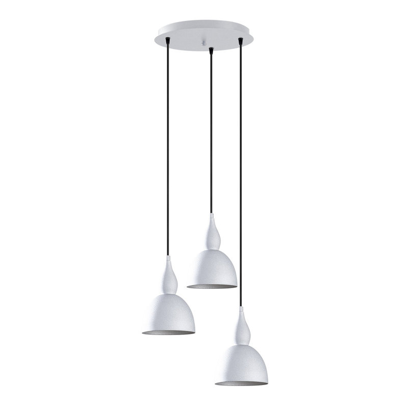 Luminaire suspendu en forme de dôme à 3 lumières Excalibur