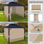 Rideaux de pavillon 4 panneaux de remplacement Aoodor-121327729-121327736