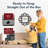 Yamikani 20" Black Picture Frame Family Memories Photo Collage Wall Clock - 12 Slots, Farmhouse Decor