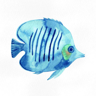 " Butterfly Fish " Painting Print
