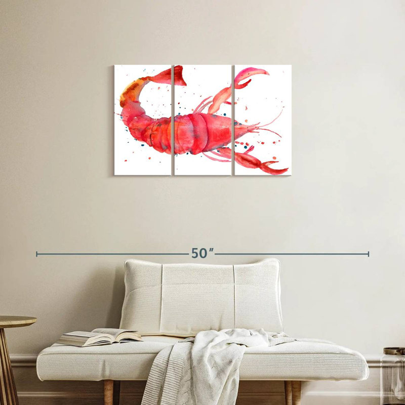 Homard rouge Brampt, H 20 po x l 33 po