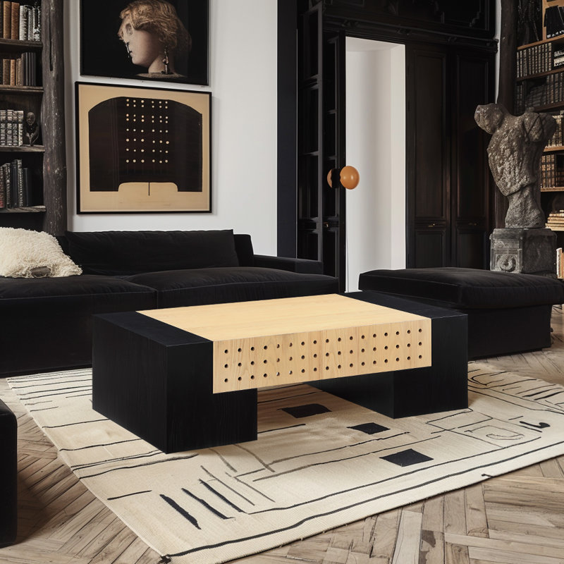 Mondrian Coffee Table, 16" H x 52" L x 28" W