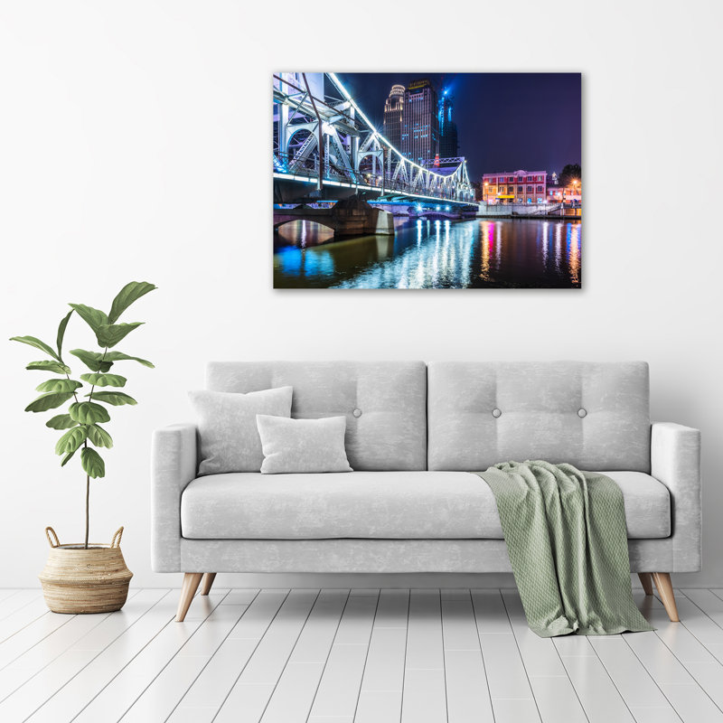 Shanghai Bridge - No Frame Print on Glass