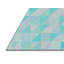 Tapis de zone turquoise à motifs-961591256