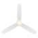 52 Atlantis 3 - Blade Flush Mount Ceiling Fan with Pull Chain and Dimmable LED Light Kit Included