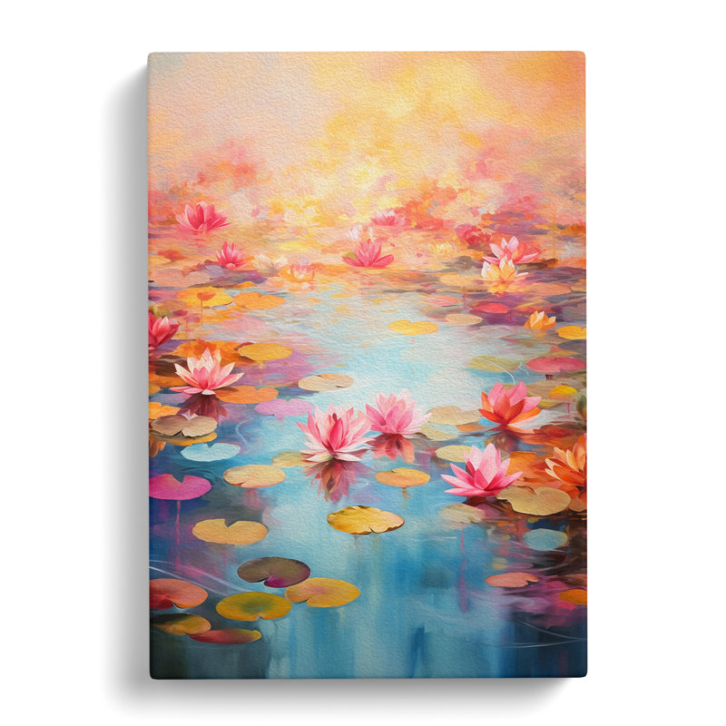 Pond Colour Field - No Frame Print, 76cm H x 50cm W x 3cm D
