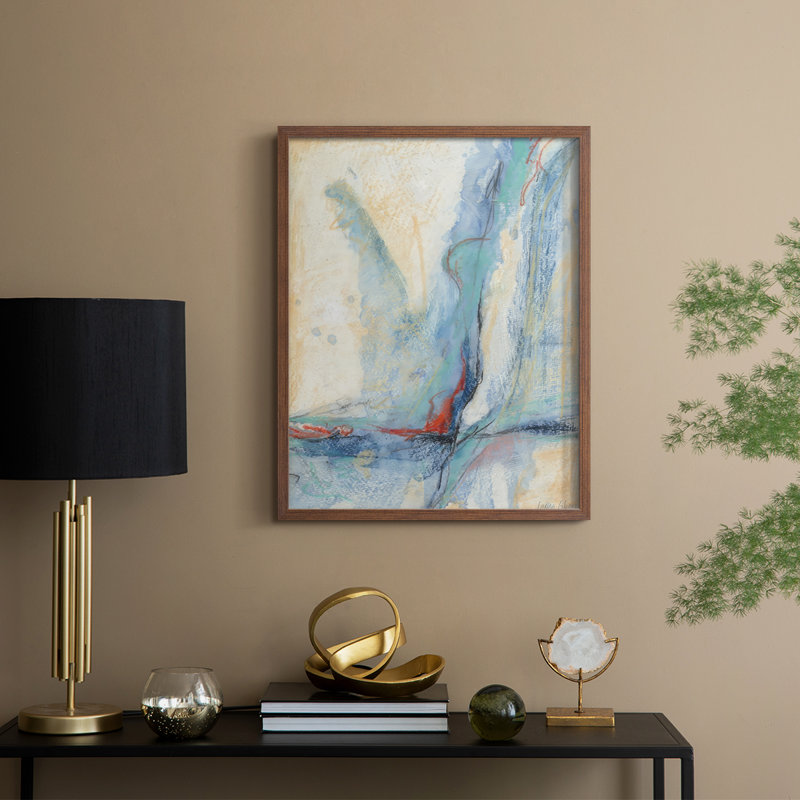 «Cracking Open II», reproduction encadrée - bois massif, H 30 po x l 24 po, Noyer