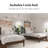 Besan Solid Wood Boucle Upholstered Headboard Bed Frame-990928459-990928470