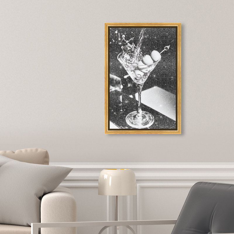 Chill Time III Print by Oliver Gal, 16"H x 11"W, Gold Floater Frame