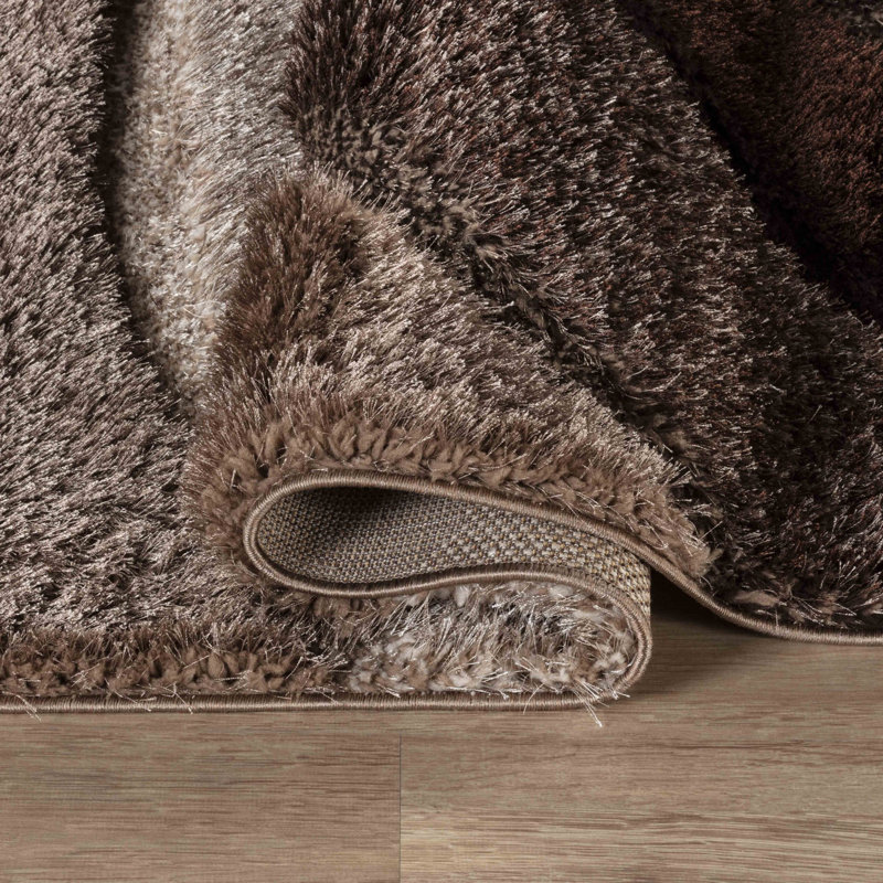 Boise Geometric Shag Area Rug, Rectangle 80 x 150cm