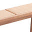 Banc en rotin et finition naturelle Velentina