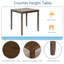Ensemble de table de salle à manger en bois 5 pièces, ensemble de table de cuisine avec table rectangulaire et 4 chaises rembourrées-909532322