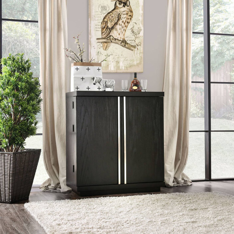 Desserte contemporaine l 19,4 po, espresso