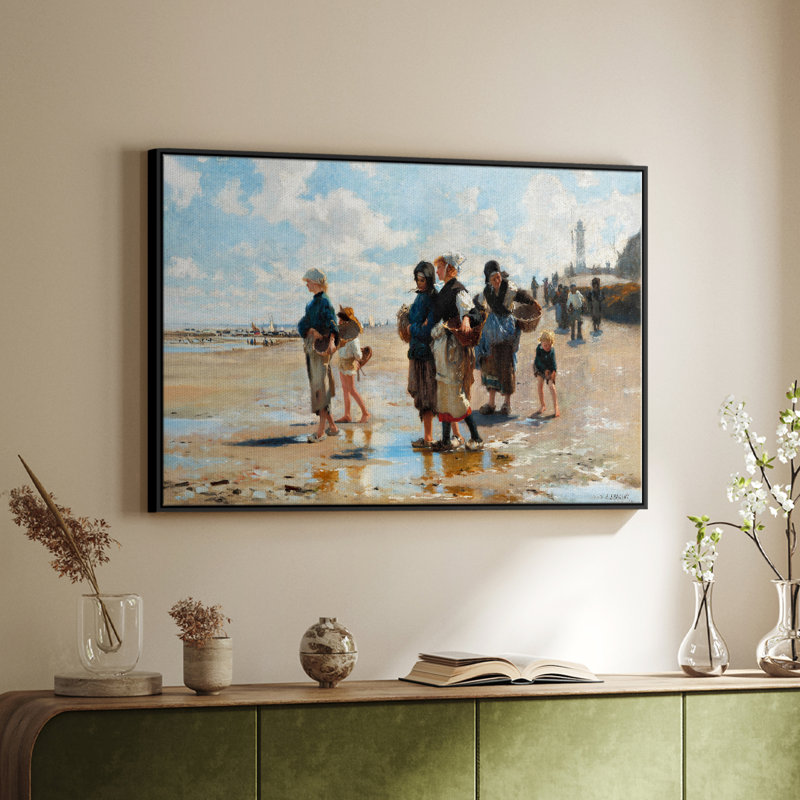 «Vintage Landscape - CXII» sur toile, H 27 po x l 41 po, Noir