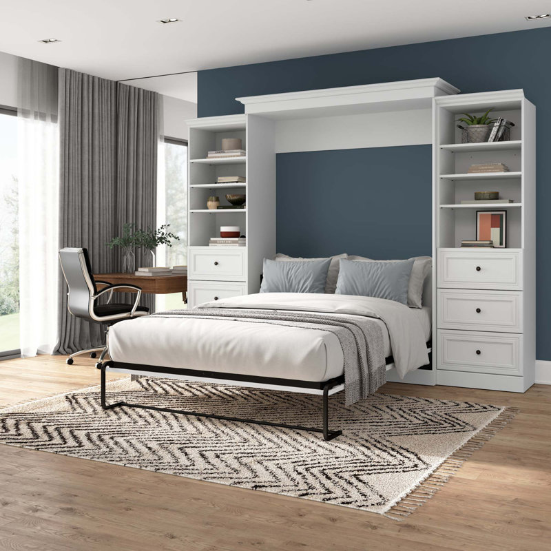 Alvaretta Bed, White, Queen