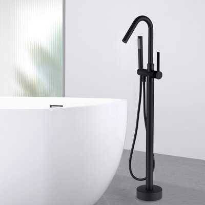 Freestanding Tub Filler with Diverter