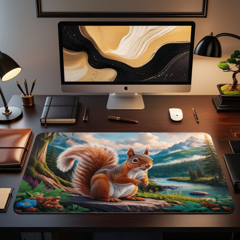 Polyester Desk Pad, 23.6x13.8