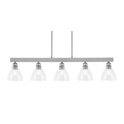 Edge 5 - Light Dimmable Kitchen Island Modern Linear Chandelier