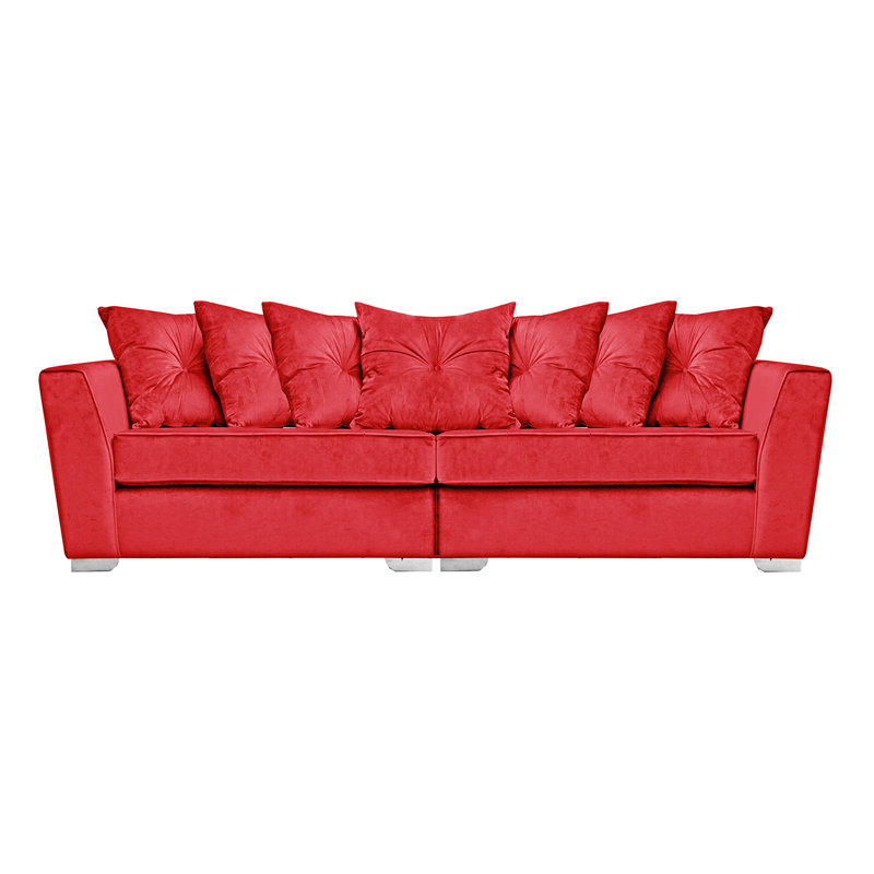 Quade Sofa, 3, Fuchsia