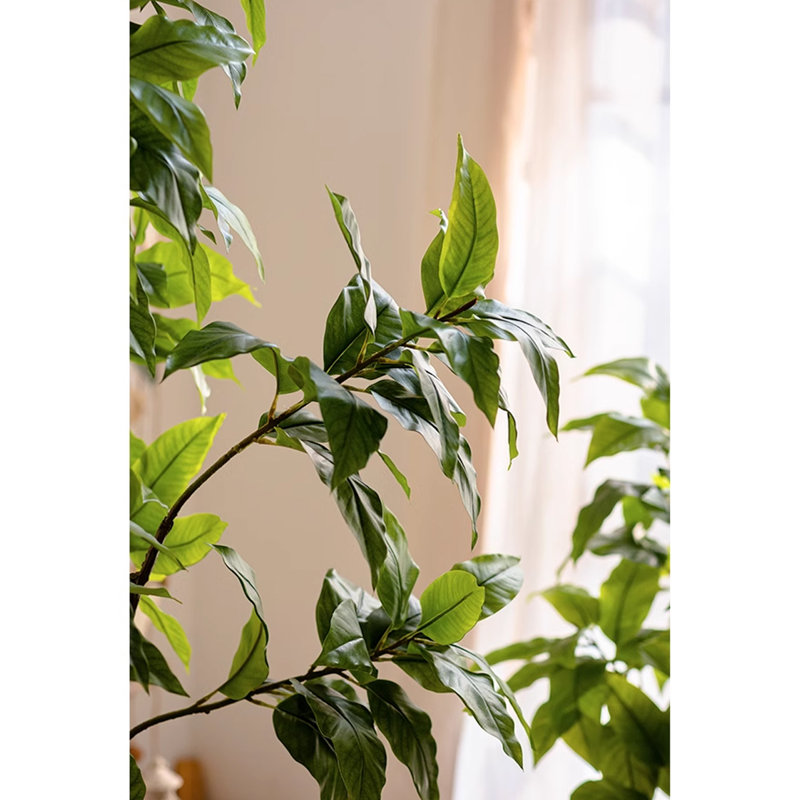 Plantes et arbres en plastique vert 9,65 po