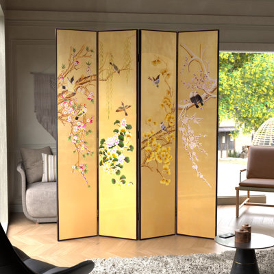 Paravent Seasons on Gold