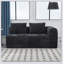 Canapé confortable en chenille pour la détente et le style dans n'importe quelle pièce, parfait pour une détente confortable et un décor élégant.-111366593
