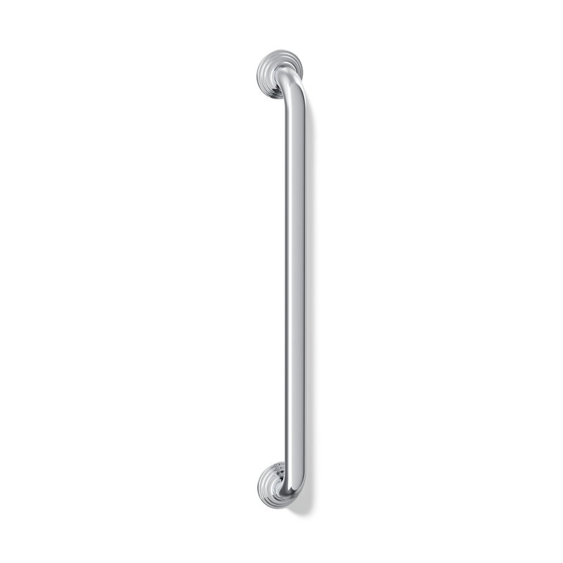 Traditional Grab Bar, Polished Stainless, 24"W