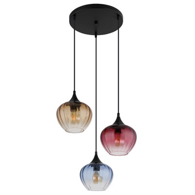 Cyanni 3 - Light Matte Black Pendant