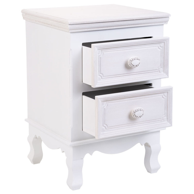 Aahim 37cm W Manufactured Wood Bedside Table