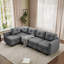 Fabric Corner Sectional-523537509-517430283-523537511