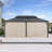 Purple Leaf Hardtop Gazebo Aluminum Gazebo With Double Roof For Backyard Patio Lawn And Garden, Curtains And Netting Included-106884763-106884762